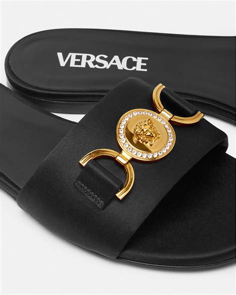 sandales medusa versace|new versace flat medusa sandals.